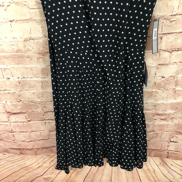 NWT Tahari Dot Wrap Dress - Picture 4 of 8